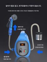 물뿌리개 기계 충전식 물 펌프 야외 자동 가정용 관개 펌프 농업 야채 밭 물뿌리기 - 이미지 5