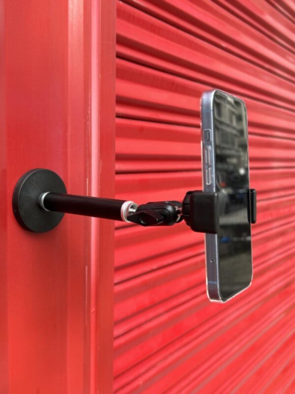 강력 자석 자석판 펀치 프리 360도 모바일폰 홀더 연장봉 Magsafe 자석 데스크탑 모바일폰 홀더 야외용