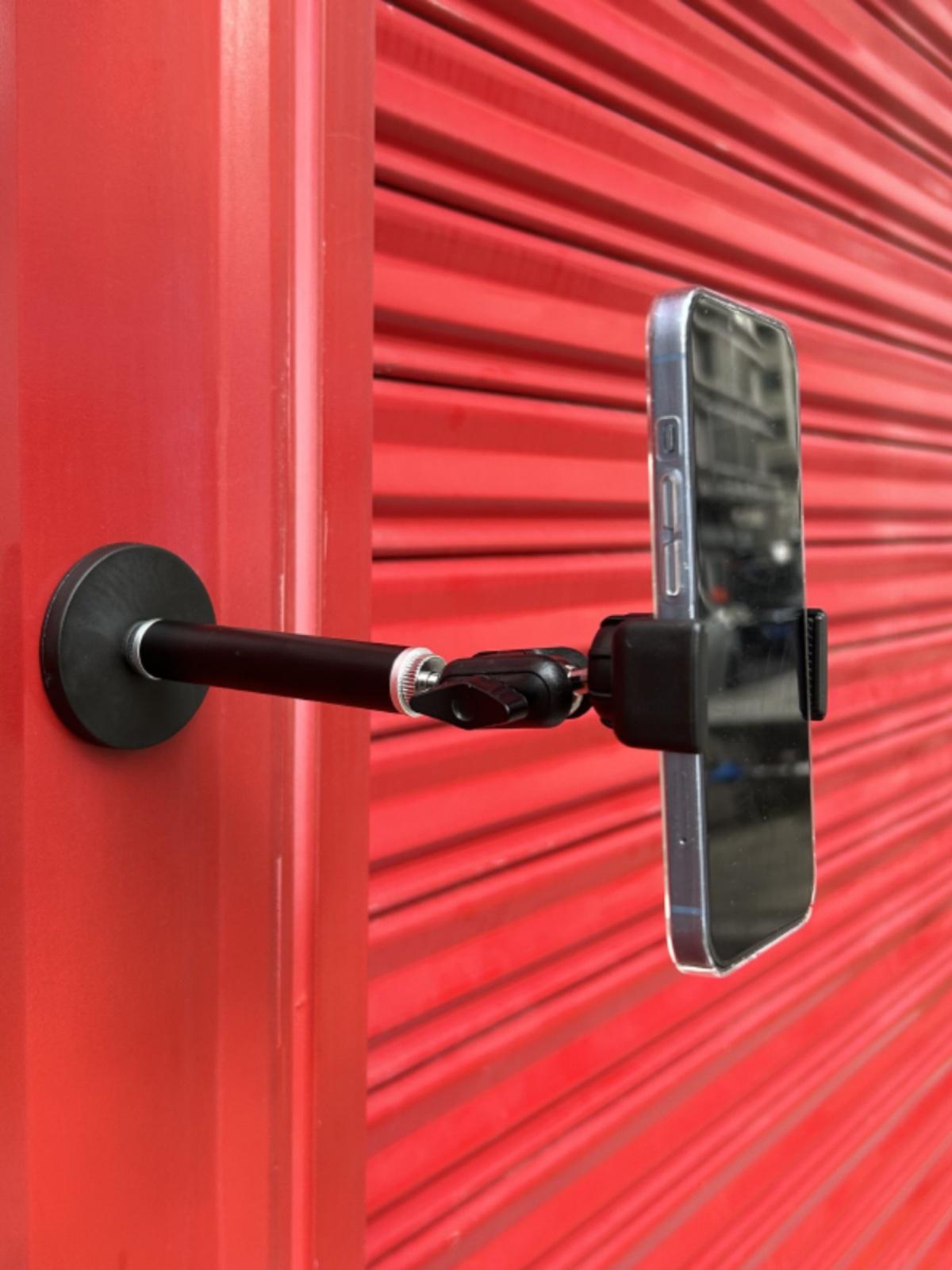 main_736093760948_0-1 강력 자석 자석판 펀치 프리 360도 모바일폰 홀더 연장봉 Magsafe 자석 데스크탑 모바일폰 홀더 야외용 - 이미지 1