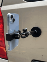 강력 자석 자석판 펀치 프리 360도 모바일폰 홀더 연장봉 Magsafe 자석 데스크탑 모바일폰 홀더 야외용 - 이미지 5