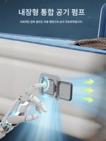 에어매트리스 두꺼운 매트리스 싱글 자동 팽창식 더블 확대형 홈 접이식 다기능 휴대용 야외 침낭 매트 - 이미지 3