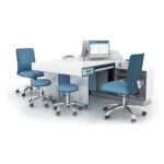 병원 진료소 건강 센터 진료대 및 의자 진료실 접수대 상담 작업대 진단대 - 이미지 5