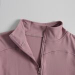 여성용 오리지널 요가 재킷 가을 겨울 피트니스 슈트 카디건 슬림 속건 허리 스포츠 탑 러닝용 - 이미지 4