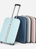 남성 및 여성용 새로운 접이식 가방 20인치 범용 휠 탑승 트롤리 케이스 24인치 학생 여행 보관 해외 - 이미지 3