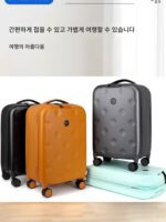 남성 및 여성용 새로운 접이식 가방 20인치 범용 휠 탑승 트롤리 케이스 24인치 학생 여행 보관 해외 - 이미지 4