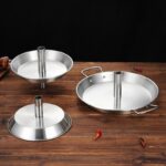 스테인리스 스틸 다층 해산물 접시 크리에이티브 가재 접시 타워형 접시 냄비 가게 과일 접시 뷔페 간식 스탠드 - 이미지 3