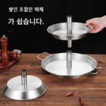 스테인리스 스틸 다층 해산물 접시 크리에이티브 가재 접시 타워형 접시 냄비 가게 과일 접시 뷔페 간식 스탠드 - 이미지 4