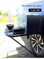 야외 캠핑 휴대용 접이식 캠핑 테이블 타이어 확장 보관 테이블 산 해변 보관 차량 장비 - 이미지 3