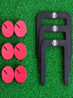 골프 퍼팅 연습 그린 타겟 홀 3종 세트 골프 골 다기능 퍼팅 보조기구 - 이미지 3