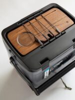 UNITO Stanley 16QT 단열 박스 확장 테이블 Stanley 아이스 버킷 티크 캠핑 테이블 조리 테이블 - 이미지 3