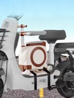 게으른 유물은 짐을 싣을 수 있는 전기 자동차 어린이용 좌석 전면 범용 오토바이 아기 안전 좌석 의자 - 이미지 5