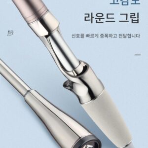 하오톤 메탈 마스터 마코우 로드 UL 조정 루야 세트 장거리 회전 휠 화이트 스트라이프 마이크로 오브젝트 초보자 전기 도금 실버 스네이크