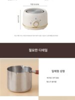 왁스 멜팅 가열로 왁스 병 설탕 제조 도구 가정용 304 스테인리스 스틸 소형 냄비 멜팅 냄비 초콜릿 핫 밀크 멜팅 - 이미지 5