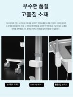 치과 구강 스캐닝 카트 노트북 카트 모바일 구강 스캐닝 카트 KVM 의료 상담 휠 카트 - 이미지 4