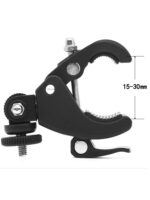고프로 스포츠 카메라 짐벌 브라켓 자전거 360도 회전 고정 자전거 튜브 클램프 강력 클램프 클램프 - 이미지 2