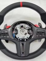 BMW 신형 354 시리즈 X3X4X5X6 개조 M 스티어링 휠 커버 시프트 패들 M1M2 모듈 버튼에 적합 - 이미지 3