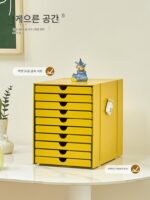 Lazy space Nordic 다층 서랍장 모던 데스크탑 오피스 파일 캐비닛 인터넷 셀럽 소형 아파트 보관 캐비닛 - 이미지 3