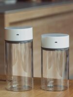 전기 진공 유리 밀폐 탱크 우유 보관 병 차 커피 콩 병 분유 보관 병 습기 방지 신선 유지 탱크 - 이미지 2