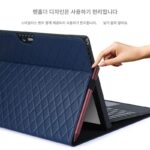 Microsoft Surface Pro9/8/7/6/5/4/x 보호커버 안티드랍백 13/12.3인치 가죽케이스 스탠드 Surface Pro11/10 태블릿 2 in 1 키보드 보호케이스 - 이미지 5
