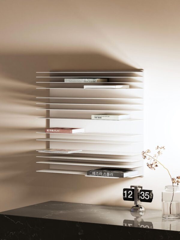 스펙트럼 다기능 보이지 않는 책장 벽걸이 랙 크리에이티브 벽 디스플레이 랙 침실 다층 책장