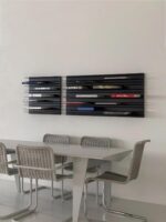 스펙트럼 다기능 보이지 않는 책장 벽걸이 랙 크리에이티브 벽 디스플레이 랙 침실 다층 책장 - 이미지 5