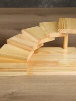 스텝바이스텝 로징 디저트 스탠드 크리에이티브 핫팟 레스토랑 스시 스낵 회전식기 사시미 플레이트 다층 나무 저녁 접시 - 이미지 4