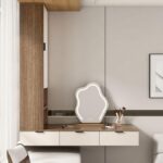 견고한 목재 베이 윈도우 캐비닛 변형 보관 캐비닛 책상 책장 통합 공간 사용 매달린 서랍 창틀 캐비닛 사용자 정의 - 이미지 3