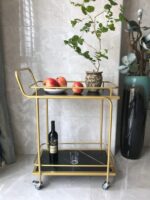 스타호텔 음식배달카트 체스룸 모바일서비스 음식배달카트 트롤리 레스토랑 KTV 와인카트 - 이미지 3