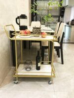 스타호텔 음식배달카트 체스룸 모바일서비스 음식배달카트 트롤리 레스토랑 KTV 와인카트 - 이미지 4