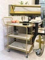 스타호텔 음식배달카트 체스룸 모바일서비스 음식배달카트 트롤리 레스토랑 KTV 와인카트 - 이미지 5