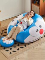 게으른 소파 빈백 누워서 잠 잘 수 있는 여유로운 발코니 작은 소파 의자 어린이 만화 리클라이너 침실 다다미