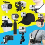 CASE 스포츠 카메라 바디 헤드 장착 브라켓 방수 쉘 부력 막대 insta360 GO3 액세서리에 적합