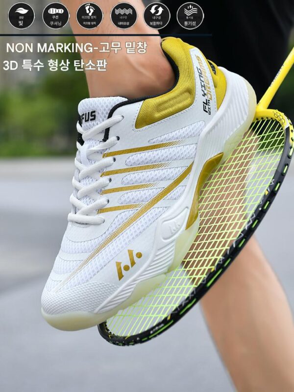 정품 카본 플레이트 프로 배드민턴화 남녀용 통기성 초경량 스포츠화 미끄럼 방지 내마모성 충격 흡수 경쟁 훈련화