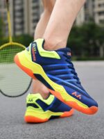 정품 카본 플레이트 프로 배드민턴화 남녀용 통기성 초경량 스포츠화 미끄럼 방지 내마모성 충격 흡수 경쟁 훈련화 - 이미지 4