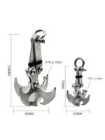 새로운 야외 등반 후크 중력 후크 스테인리스 스틸 생존 접이식 이스케이프먼트 후크 암벽 등반 무거운 발톱 비행 호랑이 후크 - 이미지 2