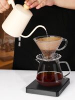몽디오 핸드브루드 커피포트 세트 커피필터 컵 커피필터 핸드브루드 퍼널 커피 핸드브루드 세트 - 이미지 5