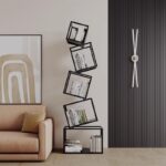 책꽂이 선반 거실 장식 바닥 대형 조명 고급 소파 옆에 예술적인 고급 가정 장식 - 이미지 4