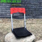 쿠션이 있는 새로운 접이식 낚시 상자 좌석 다와 낚시 상자 낚시 장비 개조 등받이 의자 액세서리