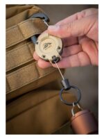 야외 전술 간편 풀 버클 수납식 버클 와이어 로프 다기능 키 체인 캠핑 키 분실 방지 유물 분실 방지 로프 - 이미지 5