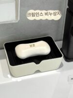 심플 비누상자 가정용 고급 비누상자 학생 기숙사 속옷 세탁 비누 2단 배수구 대형 수납 선반