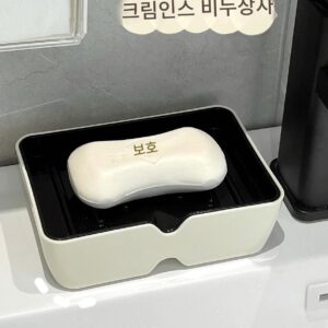 심플 비누상자 가정용 고급 비누상자 학생 기숙사 속옷 세탁 비누 2단 배수구 대형 수납 선반