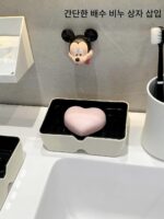 심플 비누상자 가정용 고급 비누상자 학생 기숙사 속옷 세탁 비누 2단 배수구 대형 수납 선반 - 이미지 3