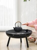 그릴 스토브, 화로, 바비큐 그릴, 테이블, 야외 난방용 숯 스토브, 바비큐 숯 스토브, 스토브, 차 만들기, 가정용 실내 풀세트 - 이미지 5