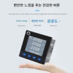 3상 디지털 디스플레이 다기능 전력계 지능형 LCD 전류 전압 전력 주파수 전기 에너지 조합 모니터 - 이미지 4