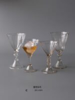 [새해선물] 볼렌글라스 플라워 체코포레스트글라스 레트로 포도주스 와인잔 주스컵