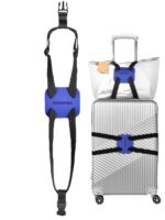 짐줄 짐벨트 가방 바인딩 벨트 짐 패킹 벨트 한 단어 벨트 크로스 스트랩 강화 짐 넥타이 가방 - 이미지 4