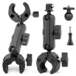 GoPro DJI 스포츠 카메라 자전거 범용 크랩 클램프에 적합한 핸들바 클램프 모터사이클 라이딩 브라켓