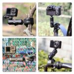 GoPro DJI 스포츠 카메라 자전거 범용 크랩 클램프에 적합한 핸들바 클램프 모터사이클 라이딩 브라켓 - 이미지 5