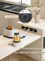 접이식 섬 식탁 통합 다기능 록 플레이트 섬 현대식 심플한 식탁 작은 아파트 고급 식탁 - 이미지 2