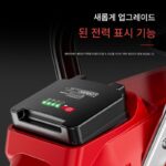 독일 충전식 리튬 사슬톱 60V 리튬 배터리 고출력 대용량 가정용 핸드헬드 전기 사슬톱 벌목톱 - 이미지 3